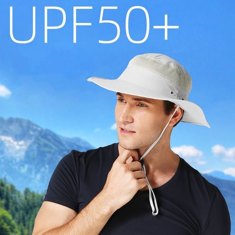 Outdoor Sun Protection Men Women Rim Uv Protection Custom Bucket Hat