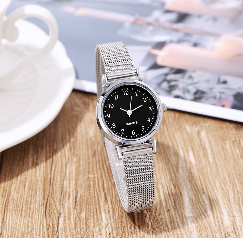 Women Casual Digital Mesh Quartz Watch