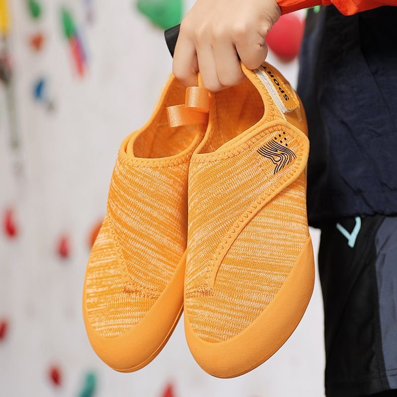 Outdoor Children Breathable Knitted Velcro Rock Climbing Shoes Elements Accessories