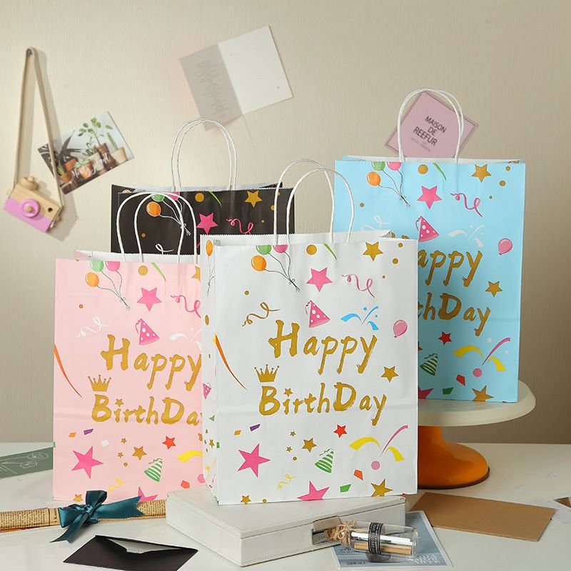 Fashion Birthday Cartoon Star Gift Packaging Bag Garment Accessories