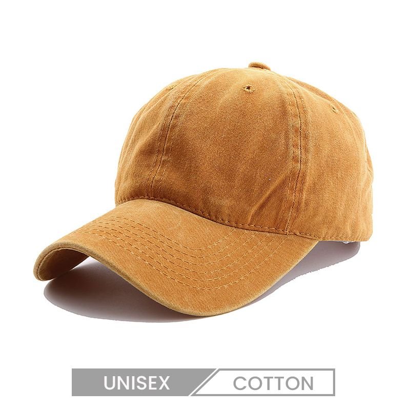 Custom Unisex Solid Color Vintage Baseball Cap