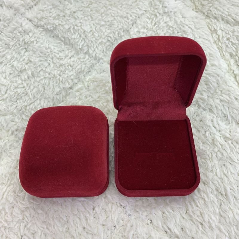 Fashionable Exquisite Velvet Cloth Ring Box Wedding Ring Accessories