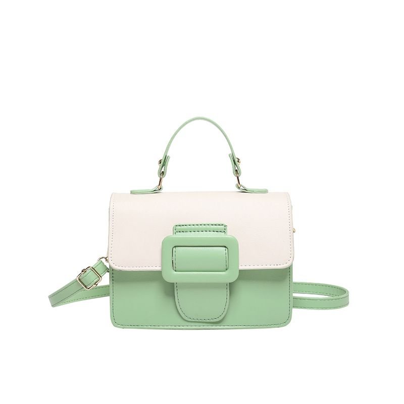 Fashion Contrast Flip Square Shoulder Bag