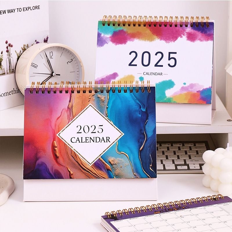 2025 Plan This Desktop Office English Calendar