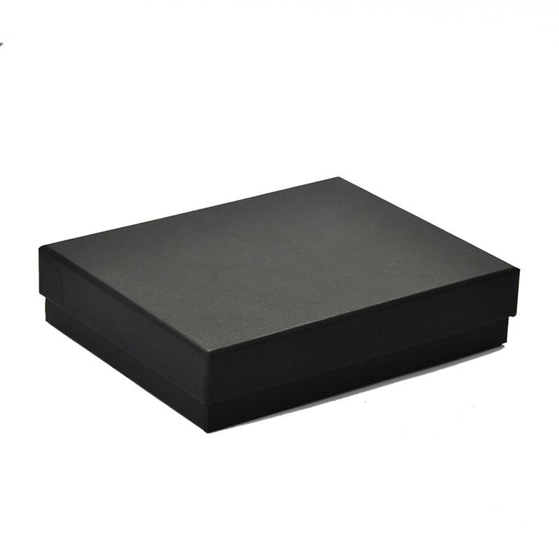 Black Kraft Paper Necklace Jewelry Packaging Box