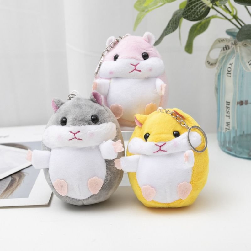 Plush Toy Cartoon Hamster Doll Pendant