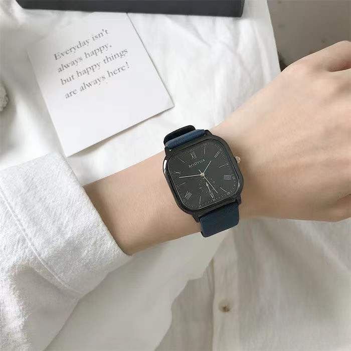 Fashion Simple Couple Student Universal Square Watch