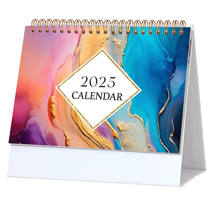 2025 Plan This Desktop Office English Calendar