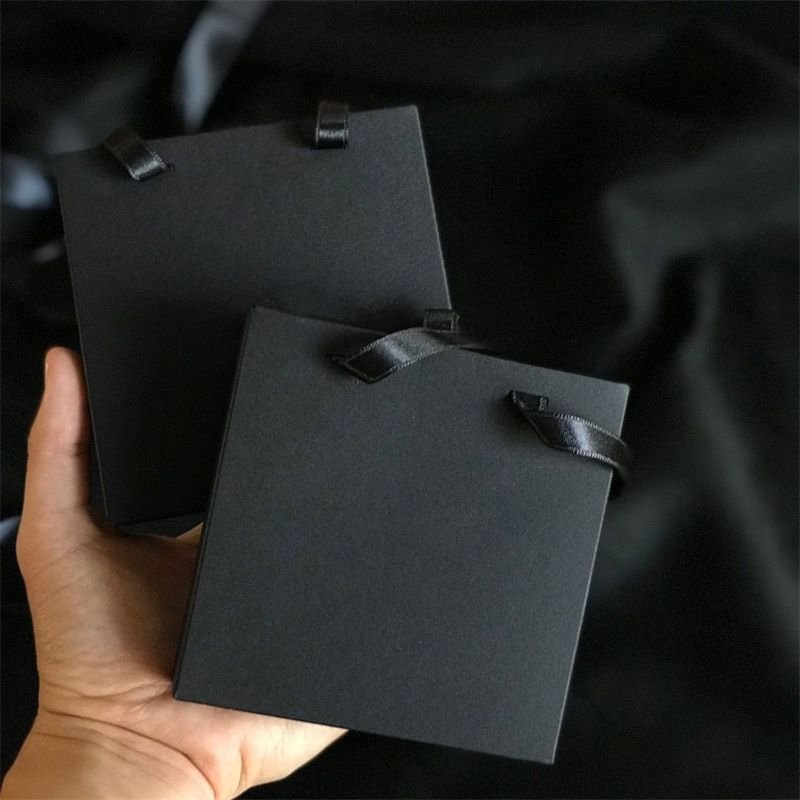 Simple Solid Color Jewelry Earrings Jewelry Packaging Box