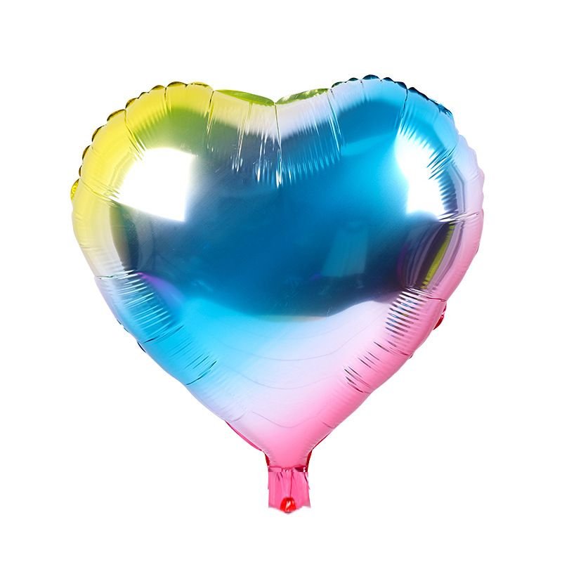 10-Inch Valentine'S Day Love Heart Aluminum Film Balloon