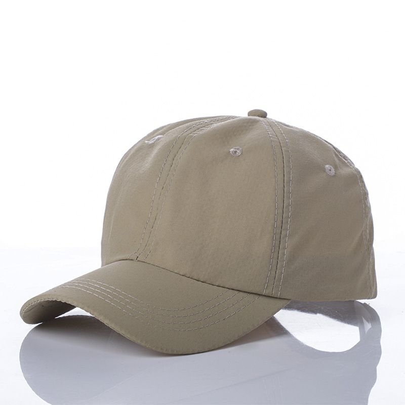 Unisex Solid Color Breathable Quick-Dry Custom Baseball Cap