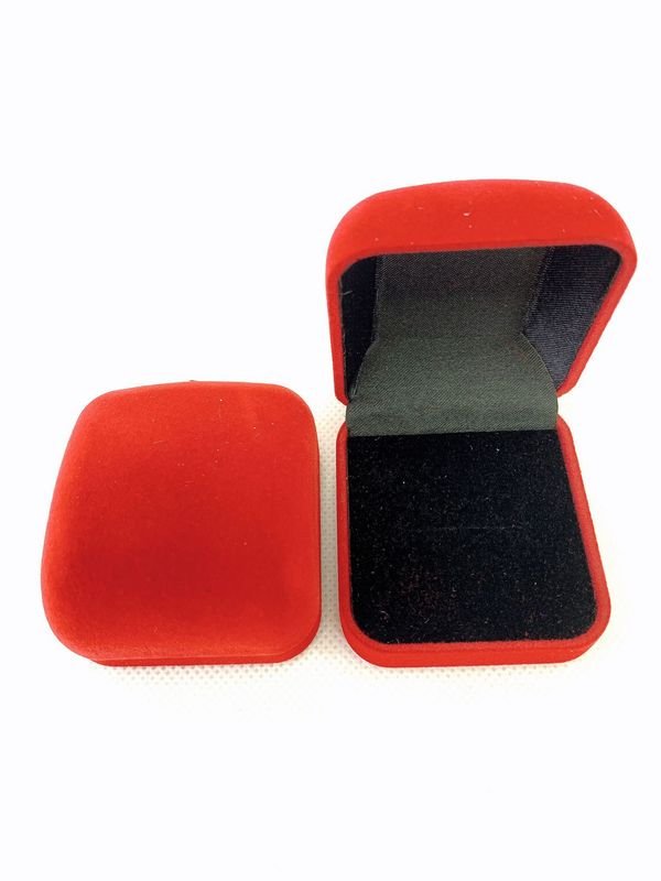 Fashionable Exquisite Velvet Cloth Ring Box Wedding Ring Accessories