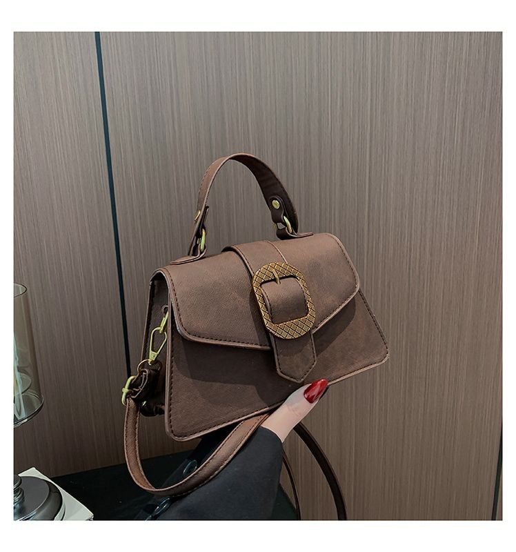 Women Fashion Flap Square PU Shoulder Bag