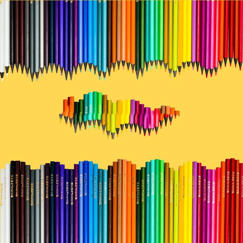 Multi Color Cartoon Animal Color Refill Student Painting Stationery Colored Pencil