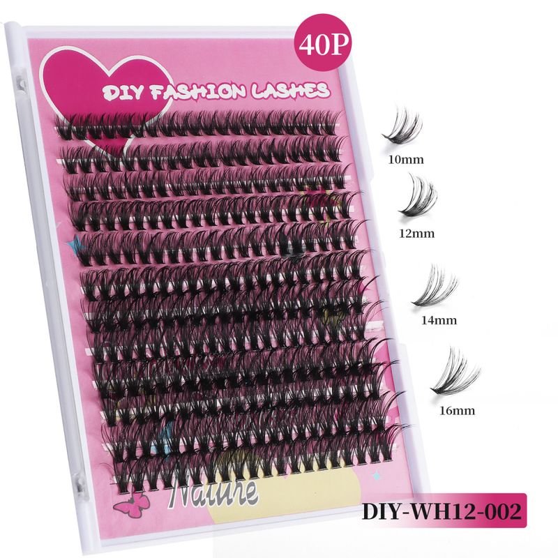 Women Fashion Thick Curly Single Cluster False Eyelashes