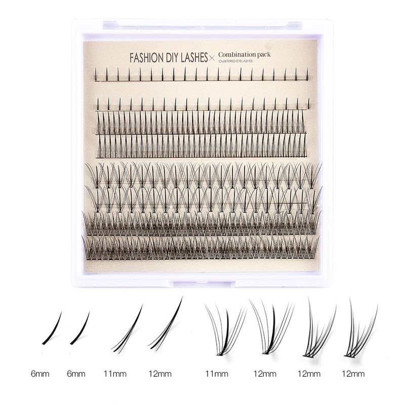 Women Simple Thick Sectional Grafting False Eyelashes