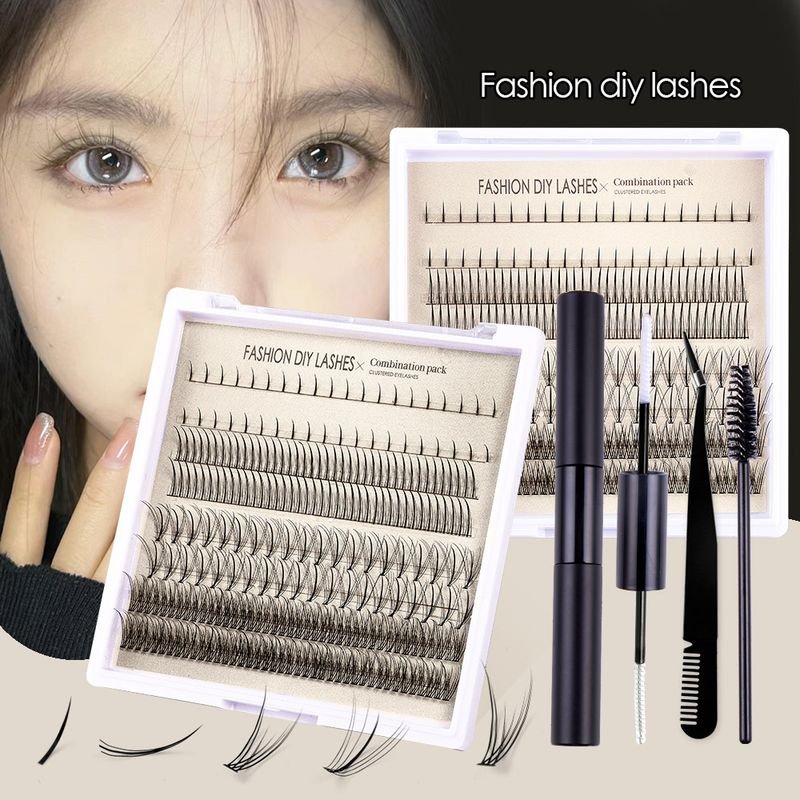 Women Simple Thick Sectional Grafting False Eyelashes