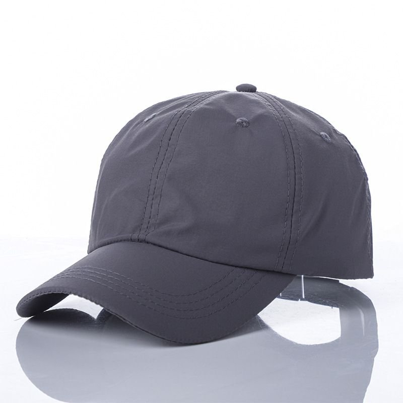 Unisex Solid Color Breathable Quick-Dry Custom Baseball Cap