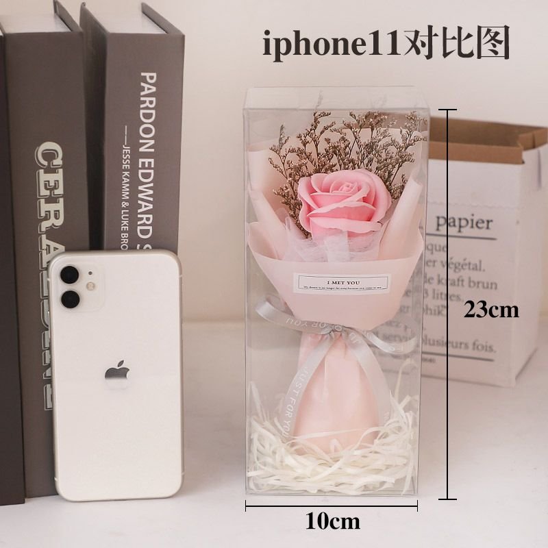 Simulation Rose Flower Soap Flower Valentine'S Day Bouquet Gift