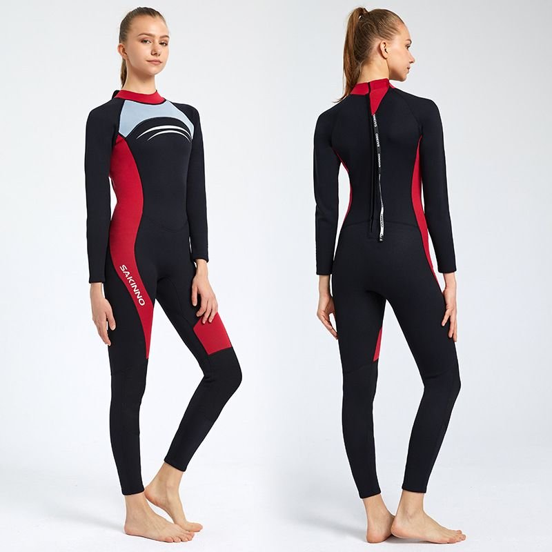 Women Outdoor Diving And Surfing 3Mm Long Sleeve Jumpsuits