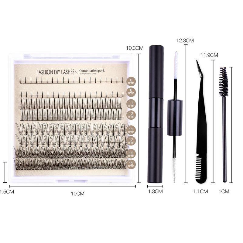 Women Simple Thick Sectional Grafting False Eyelashes