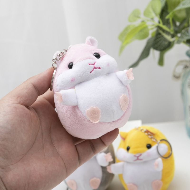 Plush Toy Cartoon Hamster Doll Pendant