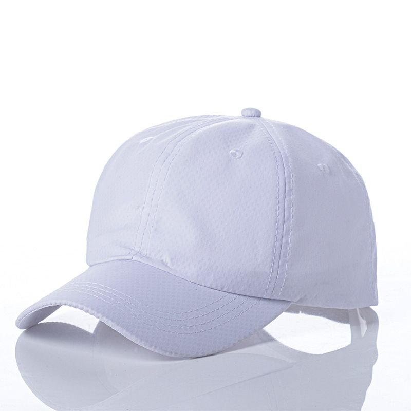 Unisex Solid Color Breathable Quick-Dry Custom Baseball Cap