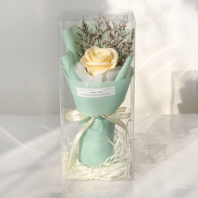 Simulation Rose Flower Soap Flower Valentine'S Day Bouquet Gift