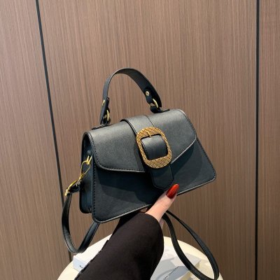 Women Fashion Flap Square PU Shoulder Bag