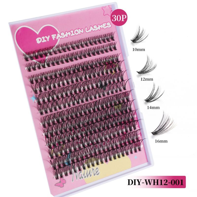 Women Fashion Thick Curly Single Cluster False Eyelashes