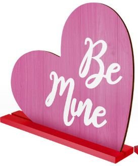 Valentine'S Day Ornaments Desktop Decoration Wooden Crafts Home Decoration