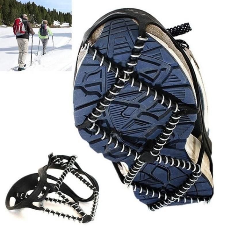 Outdoor Climbing Snow Ice Surface Non-Slip Silicone Spring Claw Shoe Cover Accessories