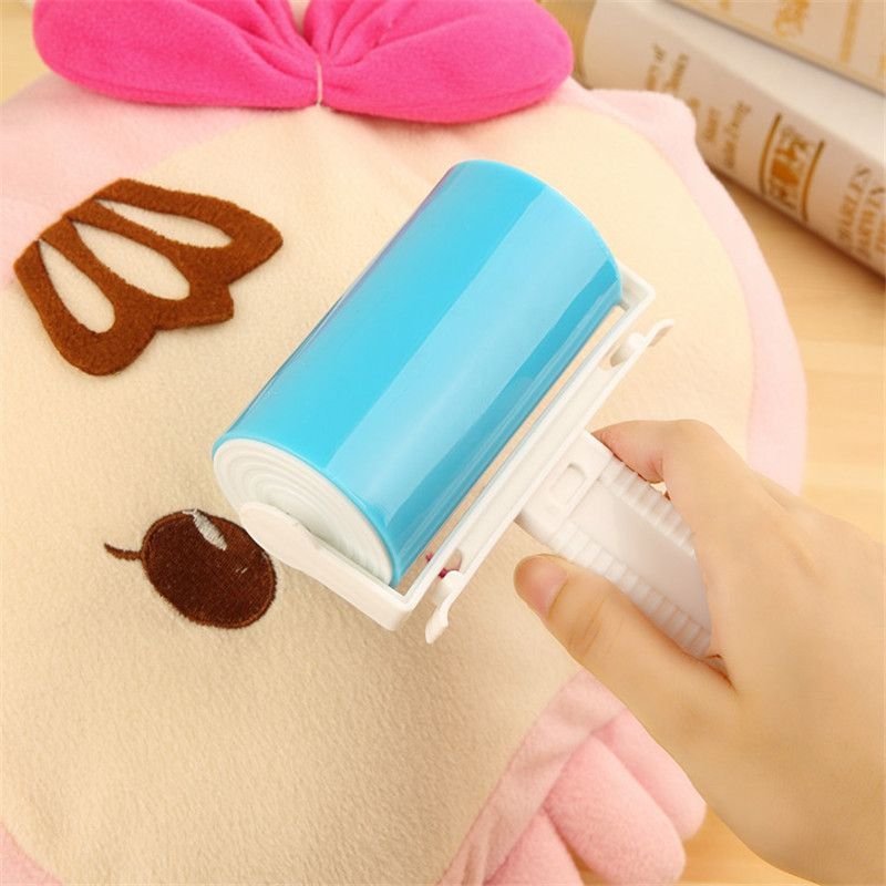 Portable Washable Sticky Hair Roller Brush Clothes Hair Remove Brush Tools