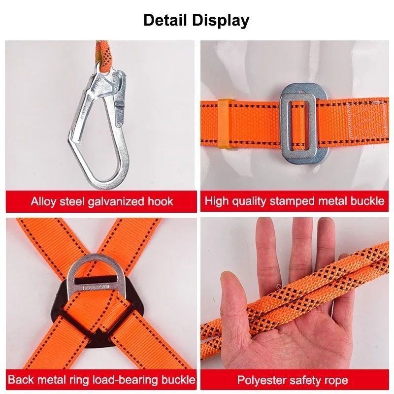 Climbing Harnesses For Anti-Falling Aerial Work In Outdoor Construction Site