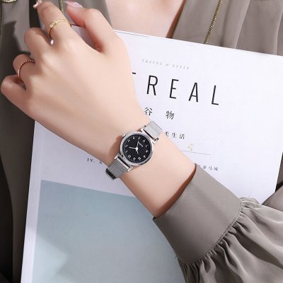 Women Casual Digital Mesh Quartz Watch