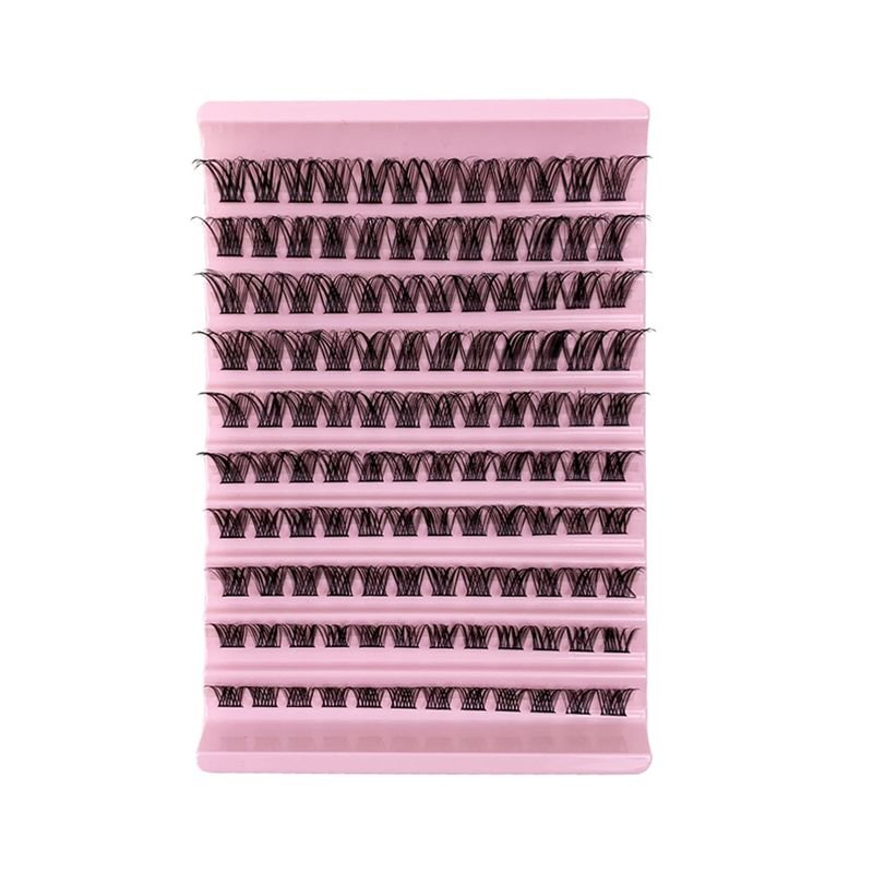 Women Fashion Segmented Single Cluster Self-Grafting False Eyelashes