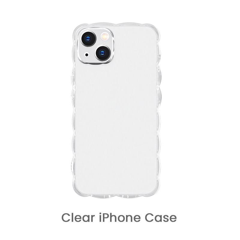 Custom Wave Clear iPhone Case