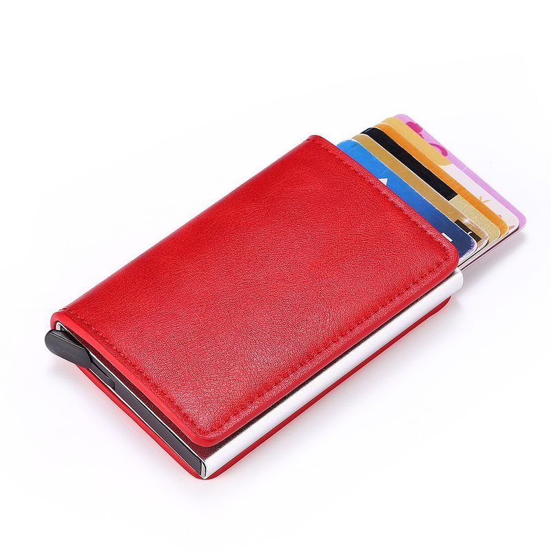 Anti-Magnetic Automatic Pop-Up Metal Anti-Theft Multi-Function Card Hold