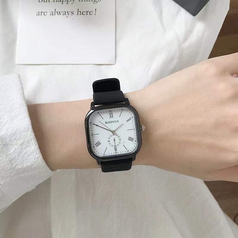 Fashion Simple Couple Student Universal Square Watch