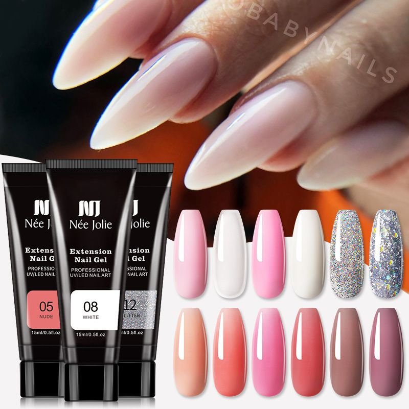 Nail Extension Glue Manicure Paper-Free Fast Extension Crystal Model Crystal Glue 15Ml Can Be Sticky Drill