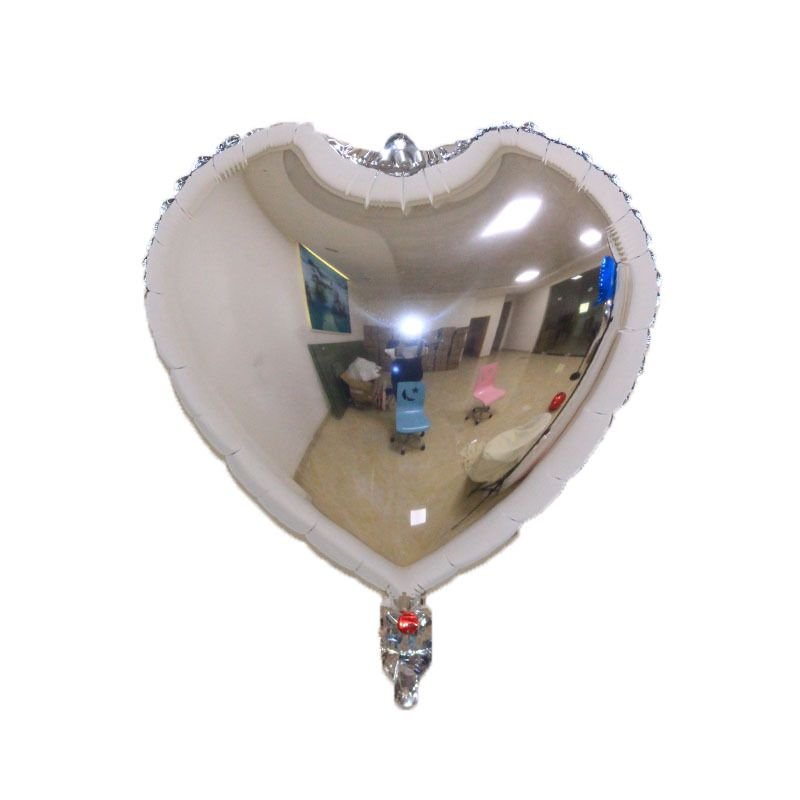 10-Inch Valentine'S Day Love Heart Aluminum Film Balloon