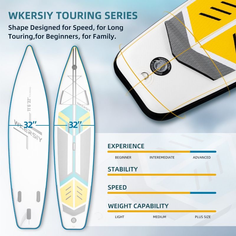 Inflatable Surfboard Sup Paddle Board Travel Pulp Board Portable Standing Paddle Board Complete Set